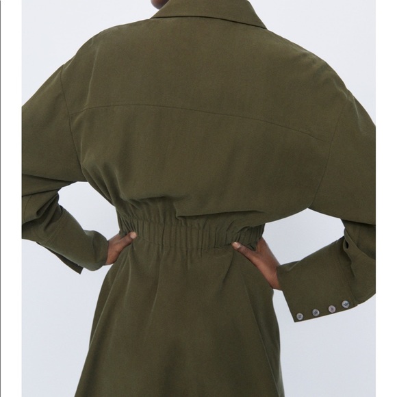 Zara Belted Shirt Dress - Picture 3 of 7